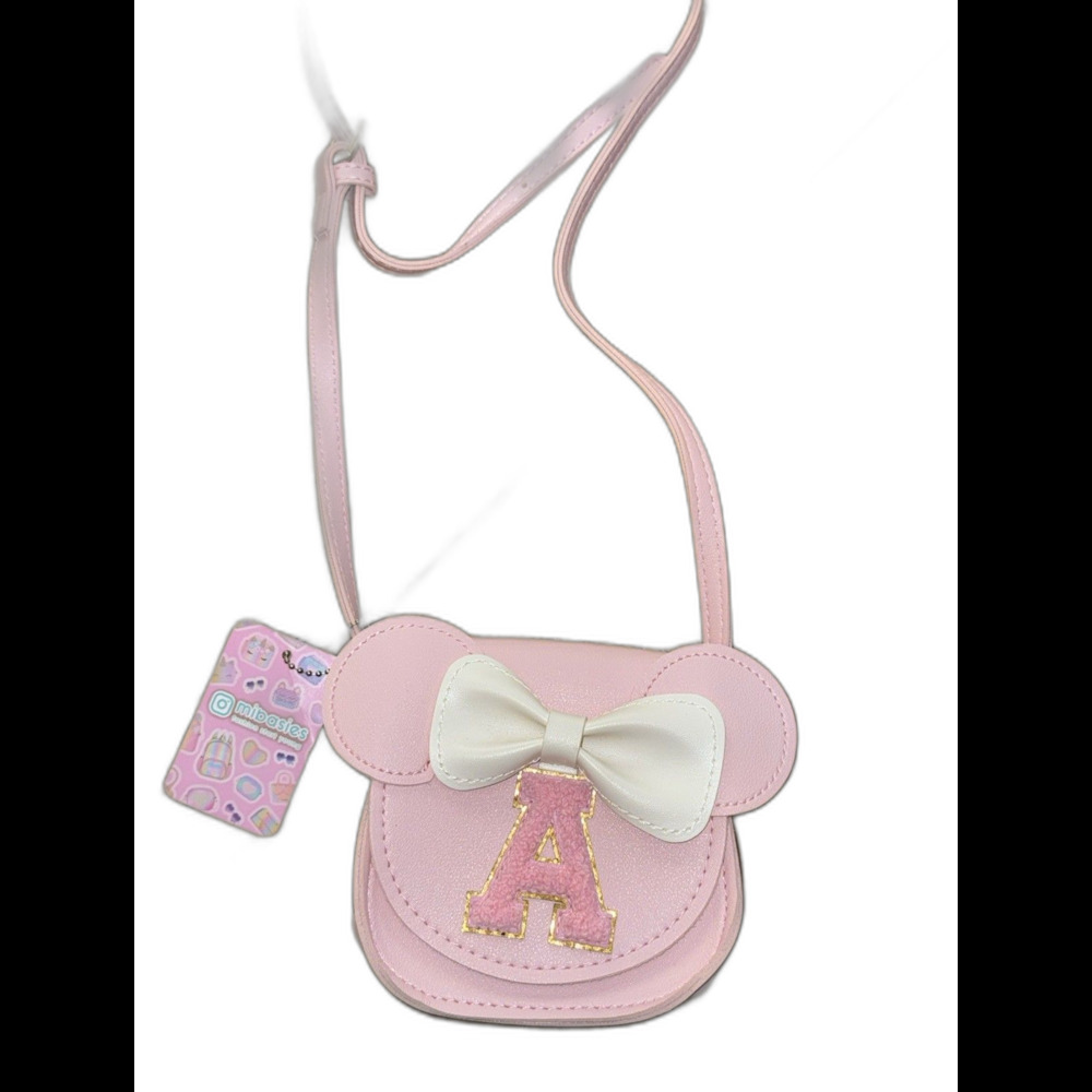 Mibasies Toddler Purse with Monogram Letter A